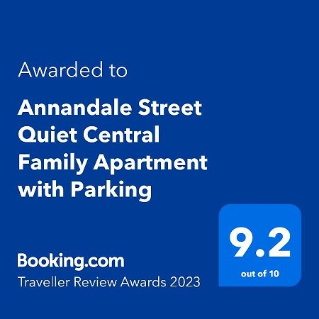 Annandale Street Quiet Central Family Apartment With Parking Единбург Екстериор снимка